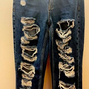 Bershka ripped jeans